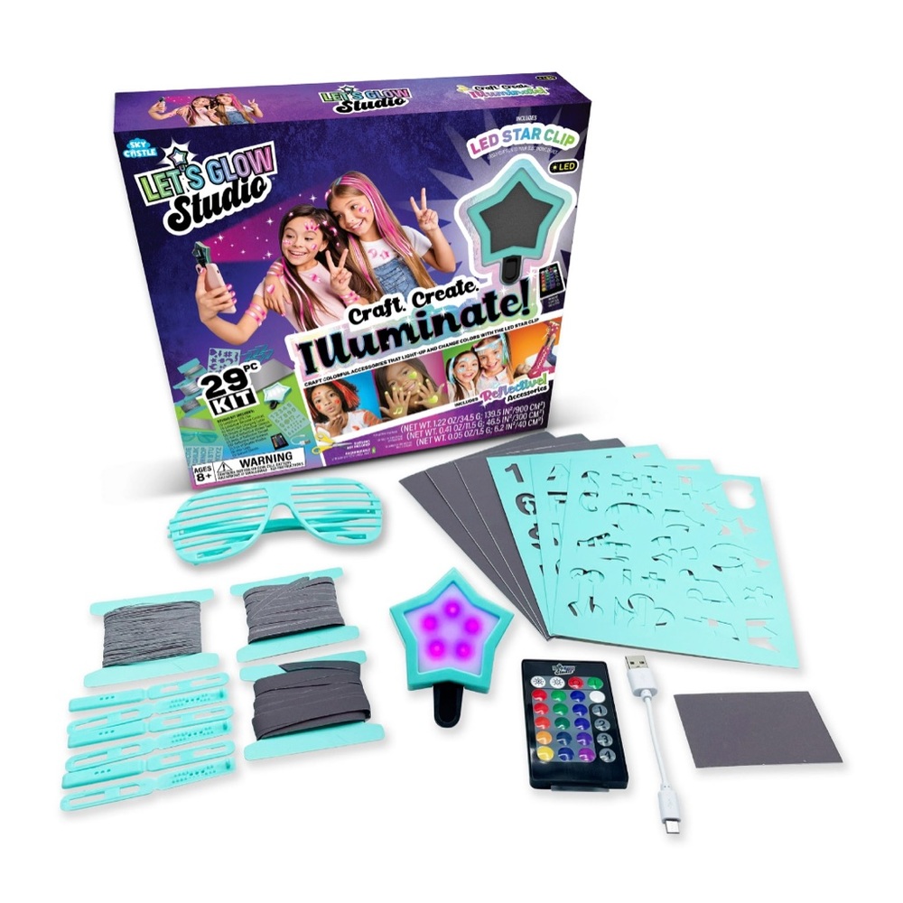 LetsGlow Studio - DIY Arts and Crafts Glow Kit!